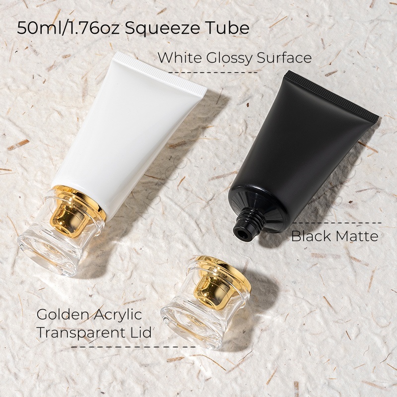 10Pcs 50ml Plastic Squeeze Tub - Luxury Skincare Packaging Wholesale review and price