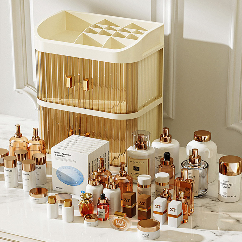 Cosmetics Storage Box Desktop  - High Luxury Skincare review and price