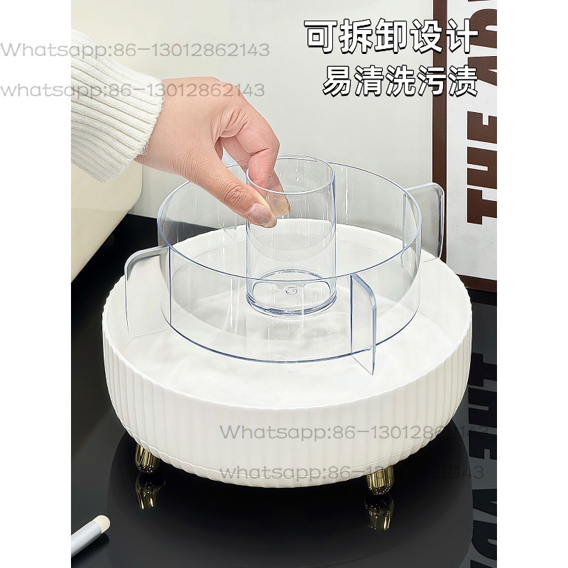 Rotating cosmetic storage box, - High Luxury Skincare review and price