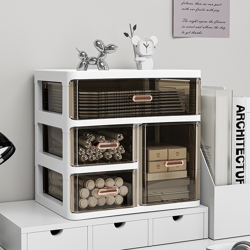 Desktop Cosmetics Storage Box, - High Luxury Skincare review and price